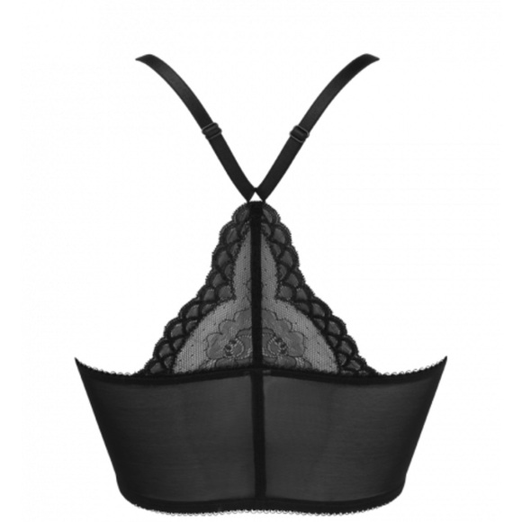 Gossard Superboost Deep V Black Bra - Picture 3 of 9